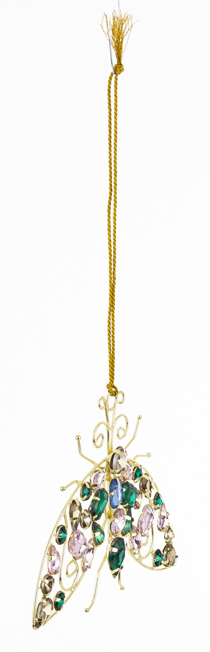 Zawieszka metalowa wielokolorowa 9,5x13x1 cm