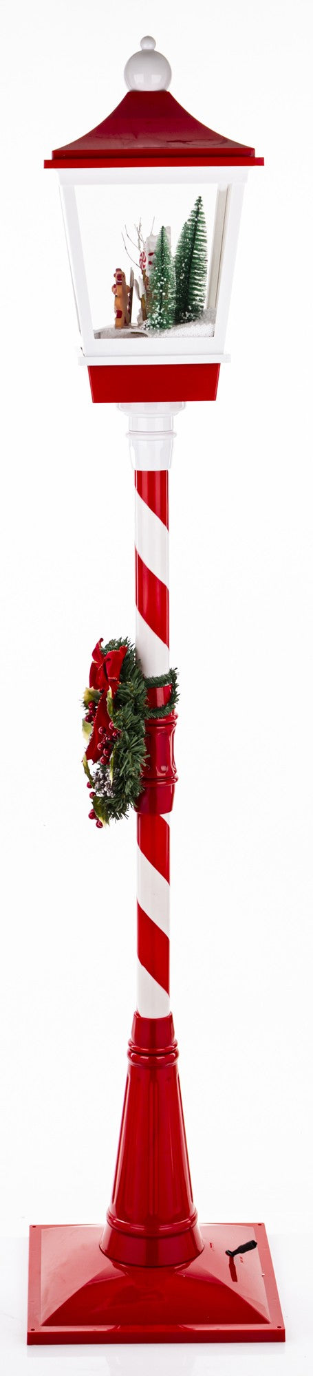 Dekoracja latarnia z pozytywką LED 186x38x38 dł. kabla ok. 150 cm wzór 3