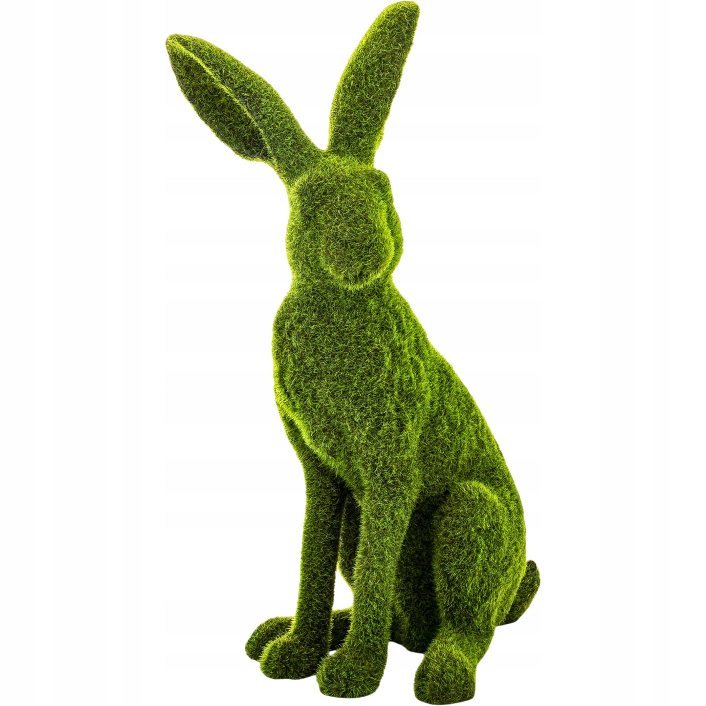 Królik Wielkanocny Figurka Dekoracja Wielkanocna Zielony 41 cm