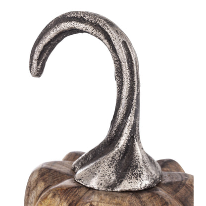 Figurka dekoracyjna dynia drewniana 14x8,5x8,5 cm drewno mango