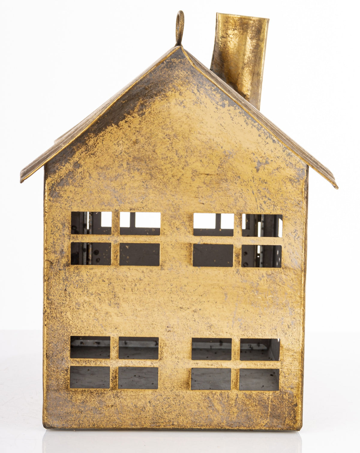 Figurka świąteczna Dekoracja Metalowa złoty 21,5x24,5x15