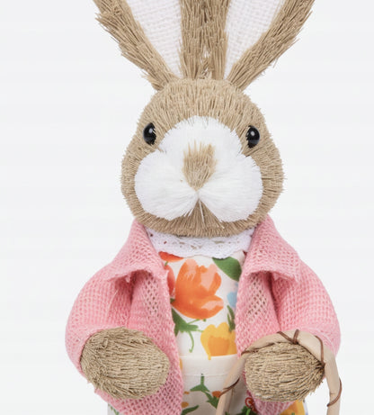 Figurka wielkanocna zając 35 cm dekoracyjny królik zajączek