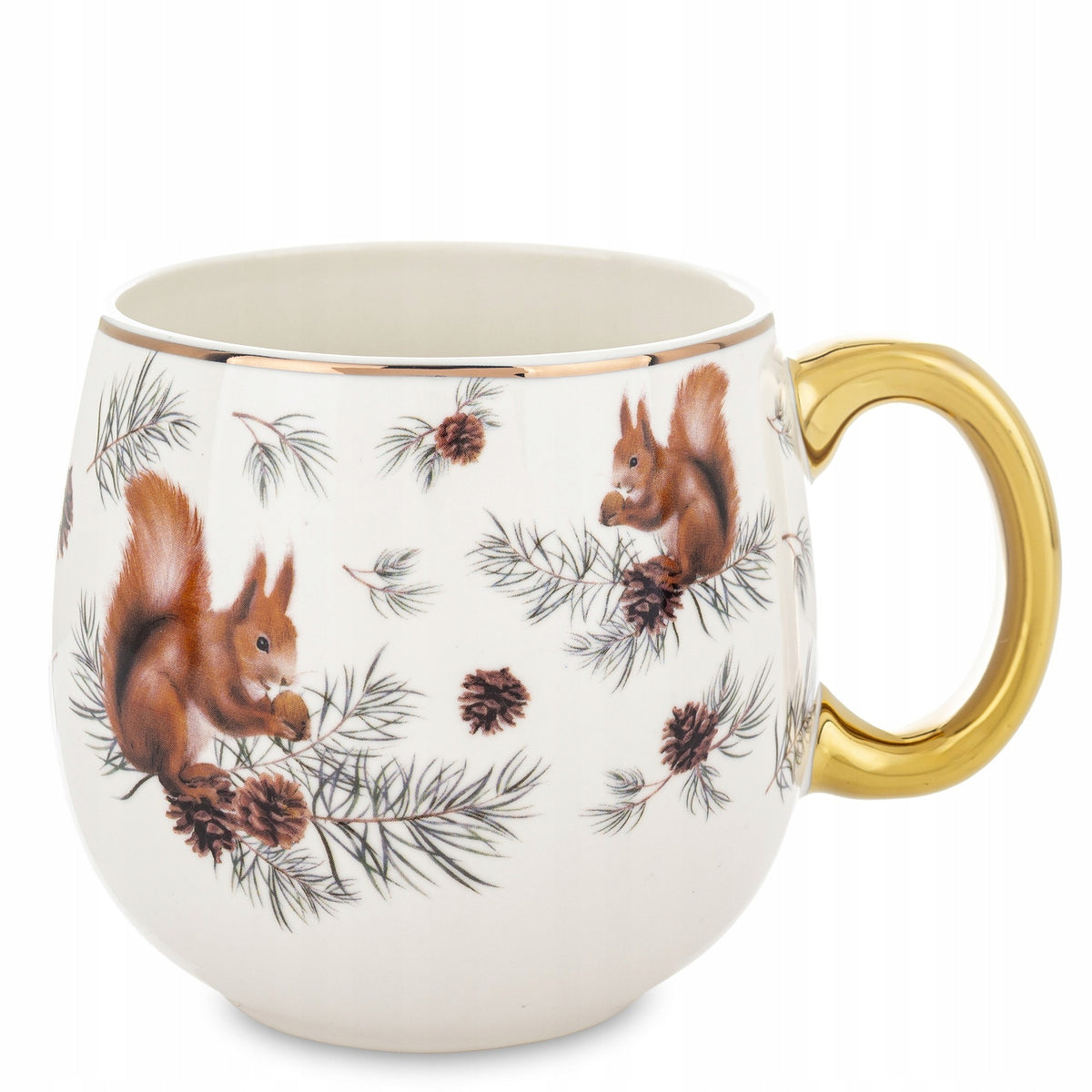 Porcelanowy Kubek baryłka 530 ml duży w pudełku