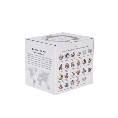 Kubek porcelanowy w pudełku papugi Duo Ptasi Świat porcelana 650 ml XXL
