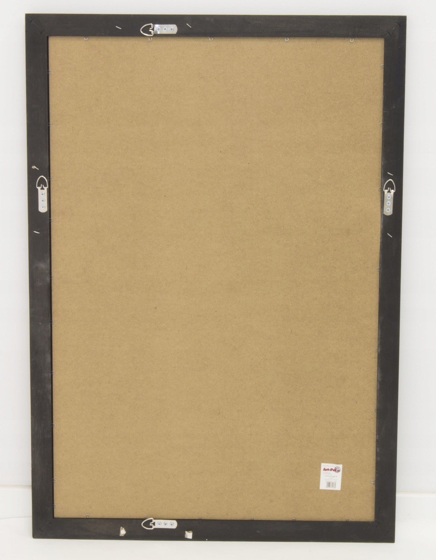 Lustro ścienne prostokątne ze szprosami 100 x 70 cm czarne w stylu okna