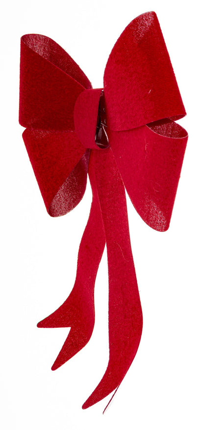 Kokarda tekstylna czerwona 30x24x4 cm