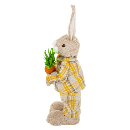 Zając Zajączek słomiany Wielkanocny Dekoracja na Wielkanoc 44 cm Ozdoba