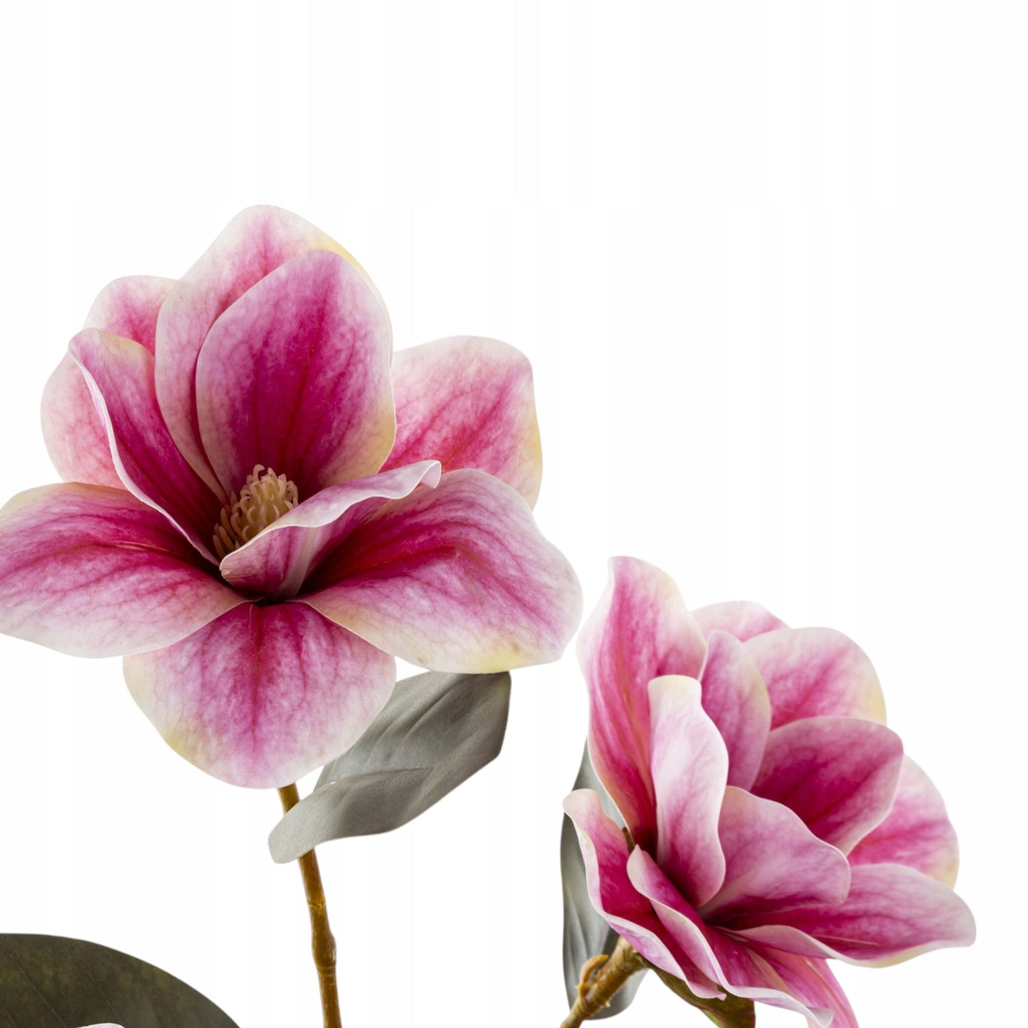 Kwiat Sztuczny 80cm magnolia gałązka dekoracyjna rożowa premium