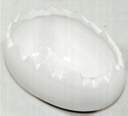 Osłonka wielkanocna ceramiczna jajko rzeżucha