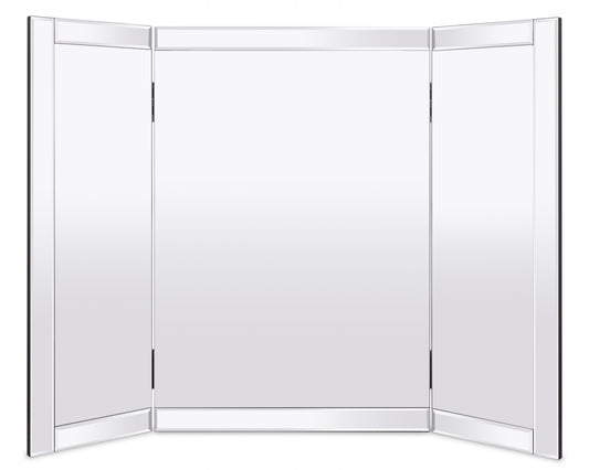Lustro na toaletkę stojące Glamour prostokątne rozkładane 67 x 60 cm