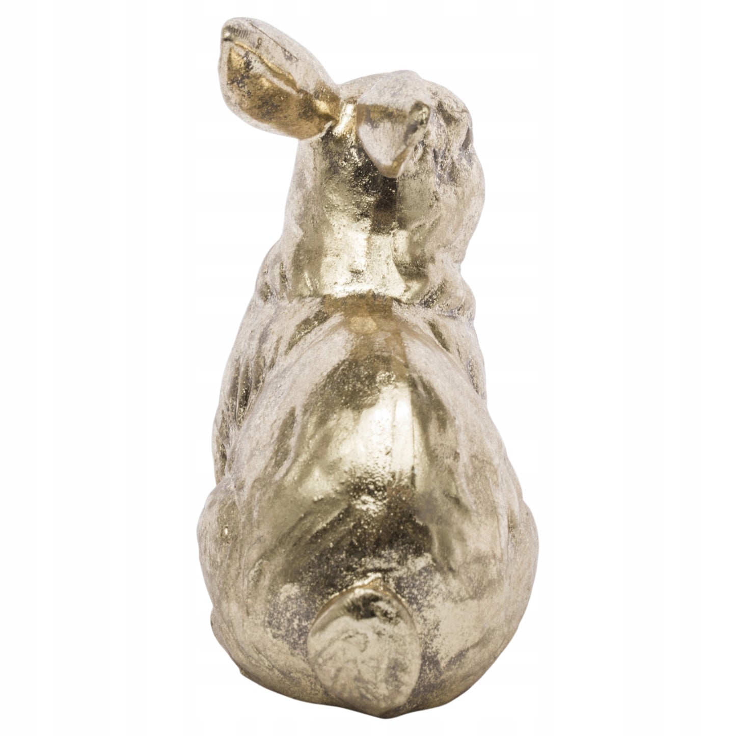 Królik figurka wielkanocna złota dekoracja zajączek ozdoba glamour