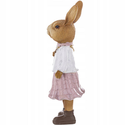 Figurka wielkanocna tworzywo sztuczne zając 15,5 cm