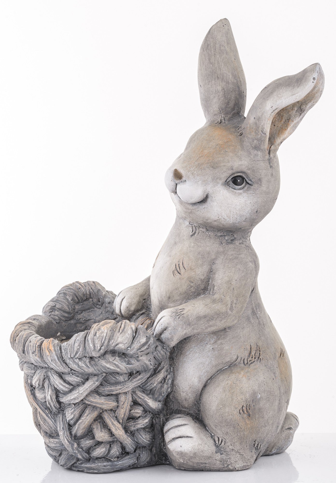 osłonka figurka zając 43 cm Królik wielkanocny doniczka
