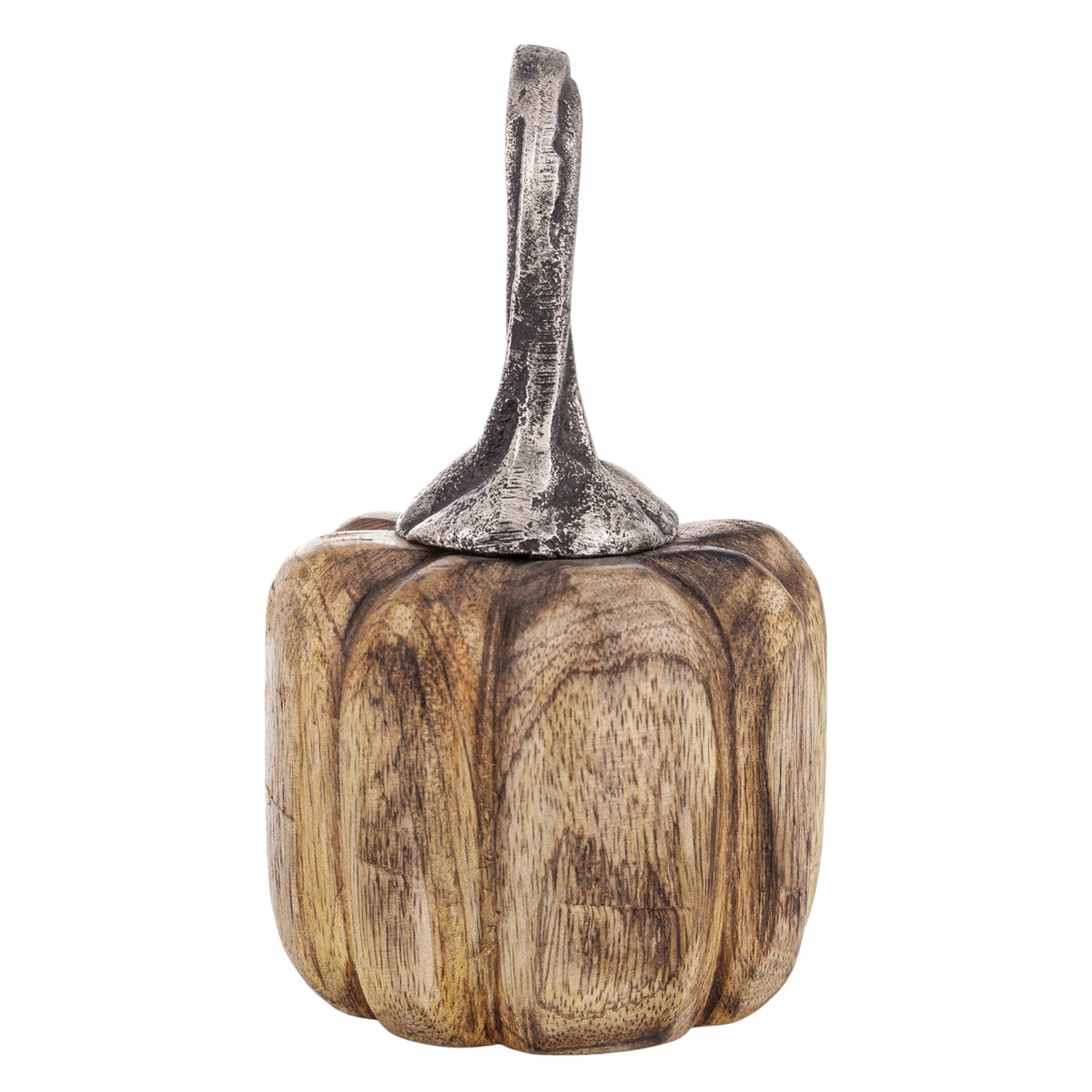 Figurka dekoracyjna dynia drewniana 14x8,5x8,5 cm drewno mango