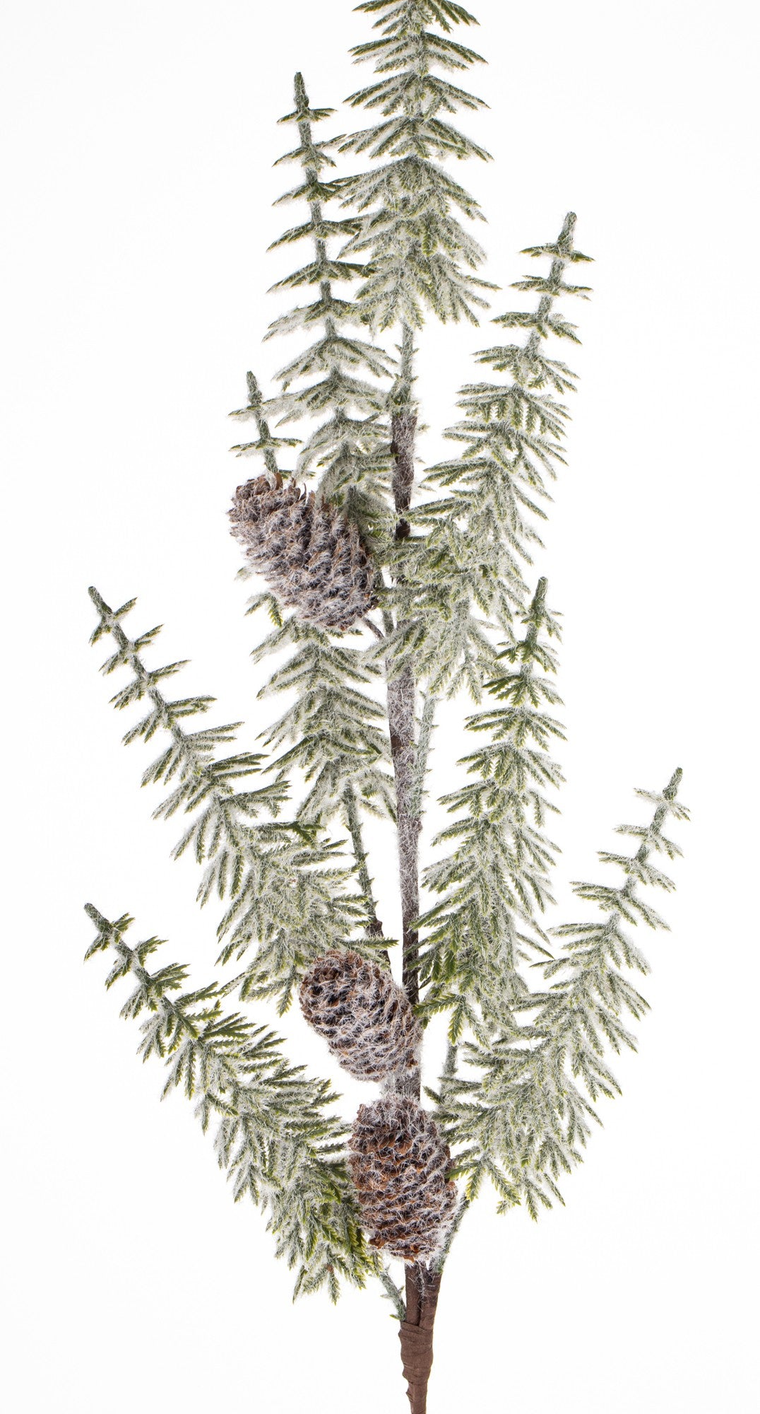 Gałązka zielono-brązowa 67x18x7 cm