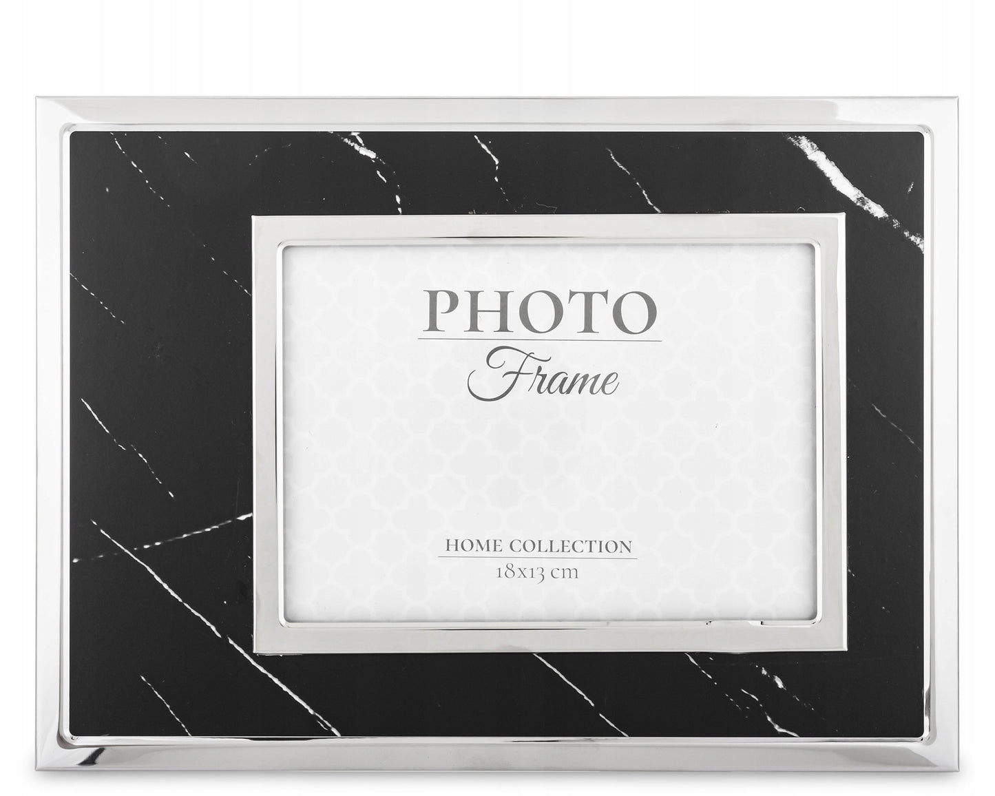 ramka na fotografie w roz. 18x13 cm zdjęcia glamour czarno srebrna 21x29cm