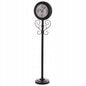 Zegar podłogowy metalowy czarny mat na nodze loft retro 151cm