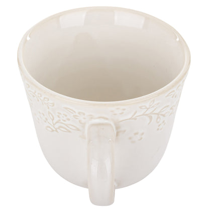Filiżanka porcelanowa 250 ml 1 szt. kubek ecru Sarmatia porcelana