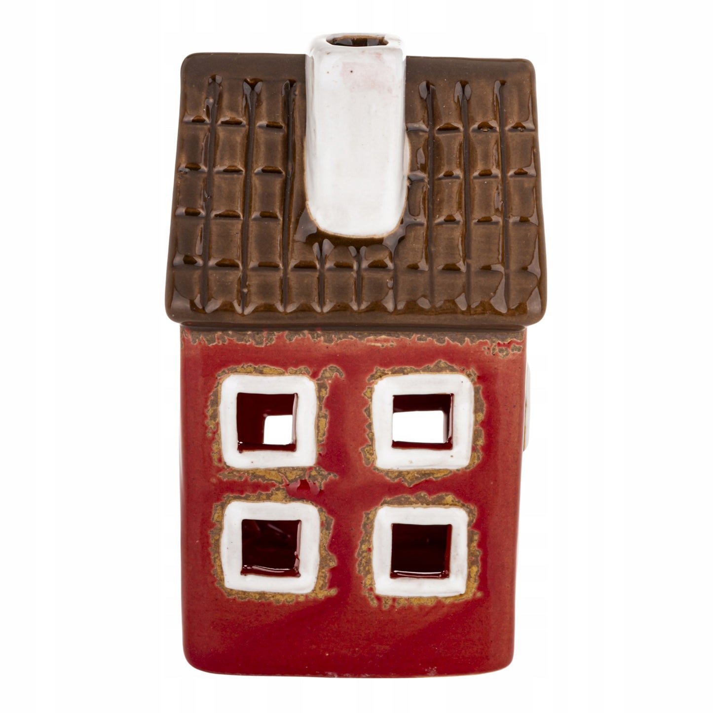 Dekoracja Domek Na T-Light Figurka Kamieniczka 10,5x6x6 cm świecznik