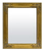 Lustro dekoracyjne złoty drewniana rama,szkło 55x65x3 RAMA 7 cm