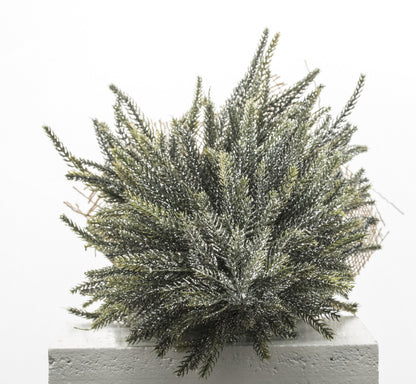 Choinka sztuczna zielony, brązowy tworzywo sztuczne, juta 44x25x25 cm