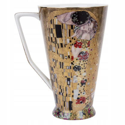 Kubek w ozdobnym pudełku Gustav Klimt porcelana 420 ml