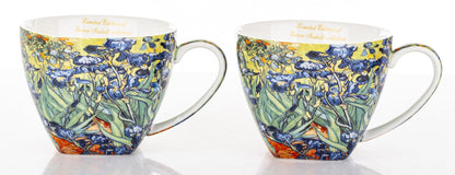 Produkt dekoracyjny Kpl. 2 Filiżanek Ze Spodkami I Łyżeczkami porcelana