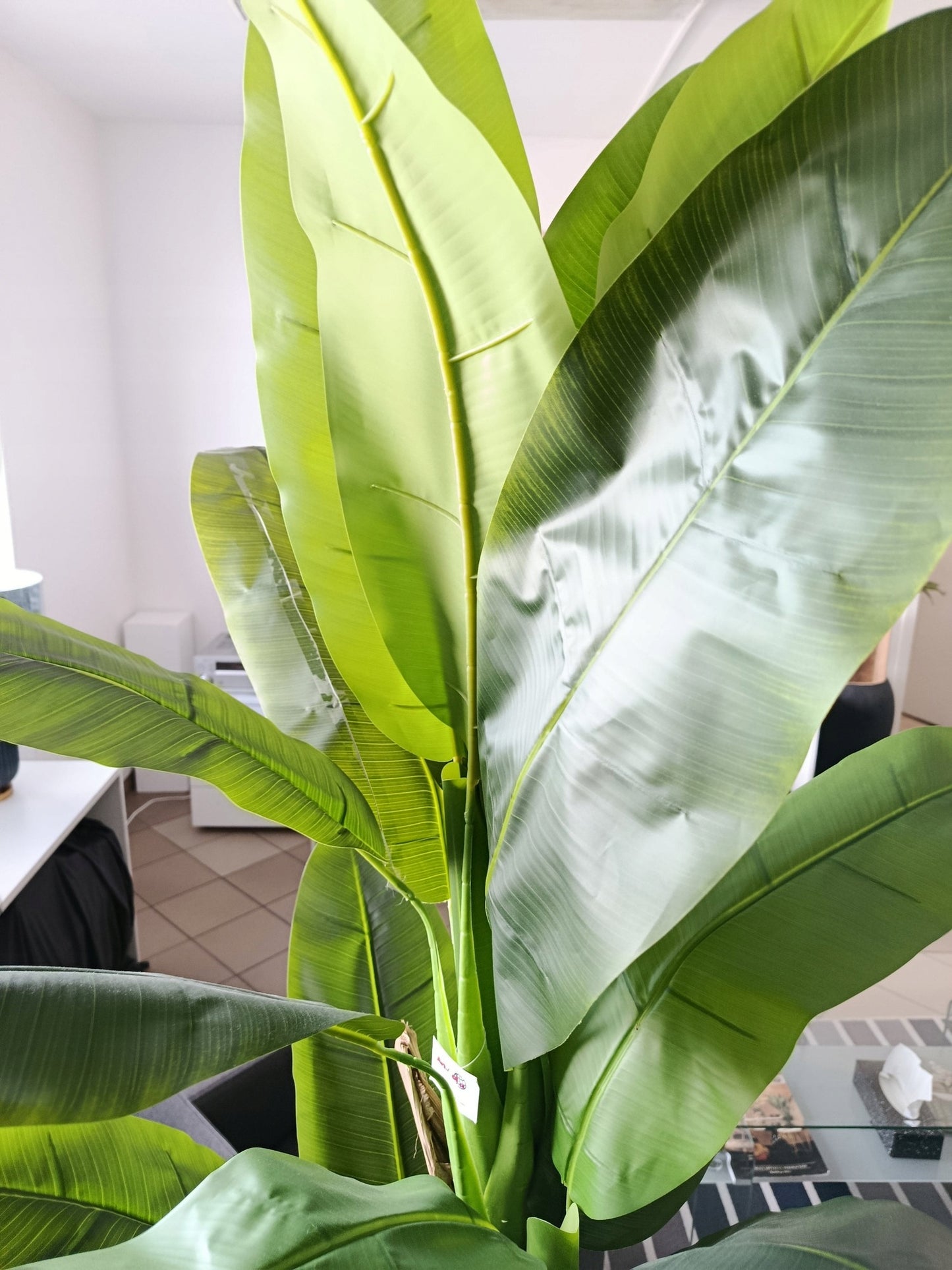 Roślina Bananowiec sztuczny krzew drzewko sztuczne 125 cm banan