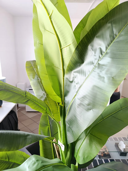 Roślina Bananowiec sztuczny krzew drzewko sztuczne 125 cm banan