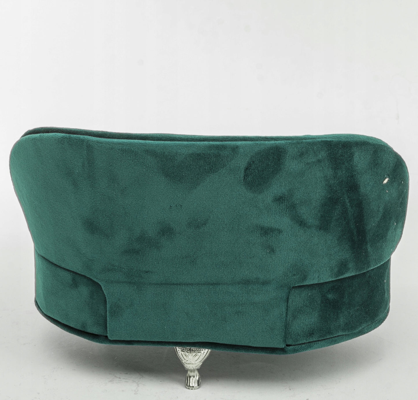 Szkatułka na biżuterię aksamitna sofa zielona glam