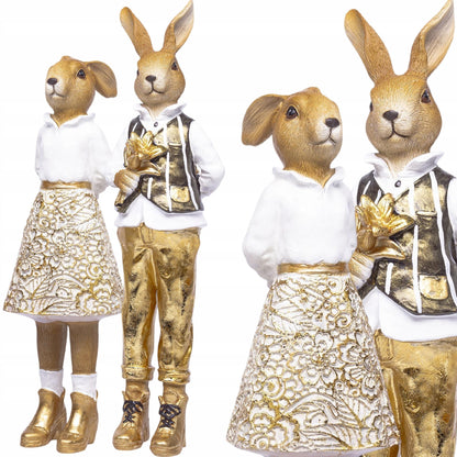 Figurka wielkanocna zając 28 cm