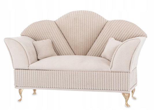 Szkatułka Na Biżuterię Beżowa sofa Venus pudełko