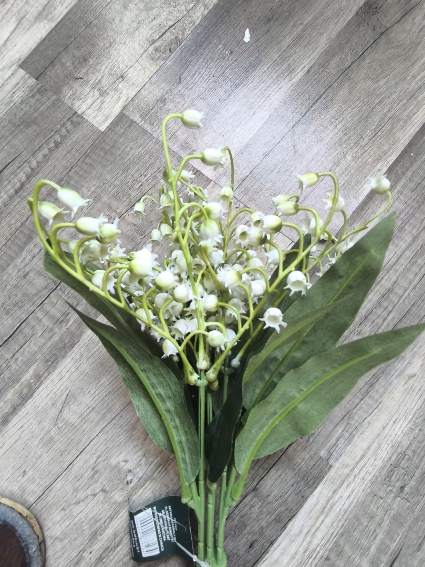 konwalie sztuczne bukiet gałązki konwalii jak żywe 39 cm