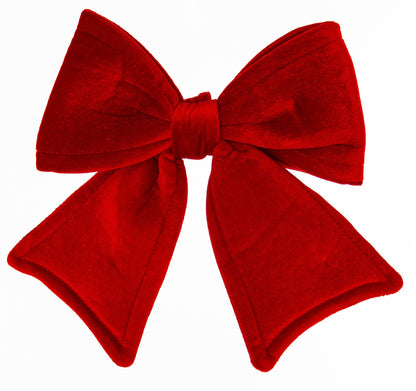 Kokarda tekstylna czerwona 20x22x3 cm