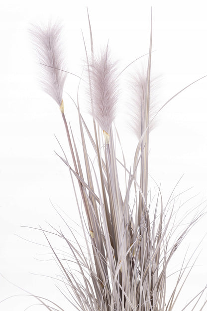 Trawa sztuczna ozdobna pampas donica beżowa 121cm