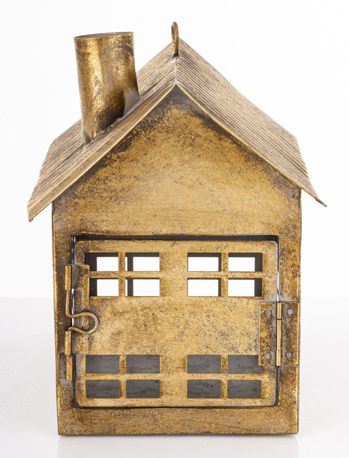 Figurka świąteczna Dekoracja Metalowa złoty 21,5x24,5x15