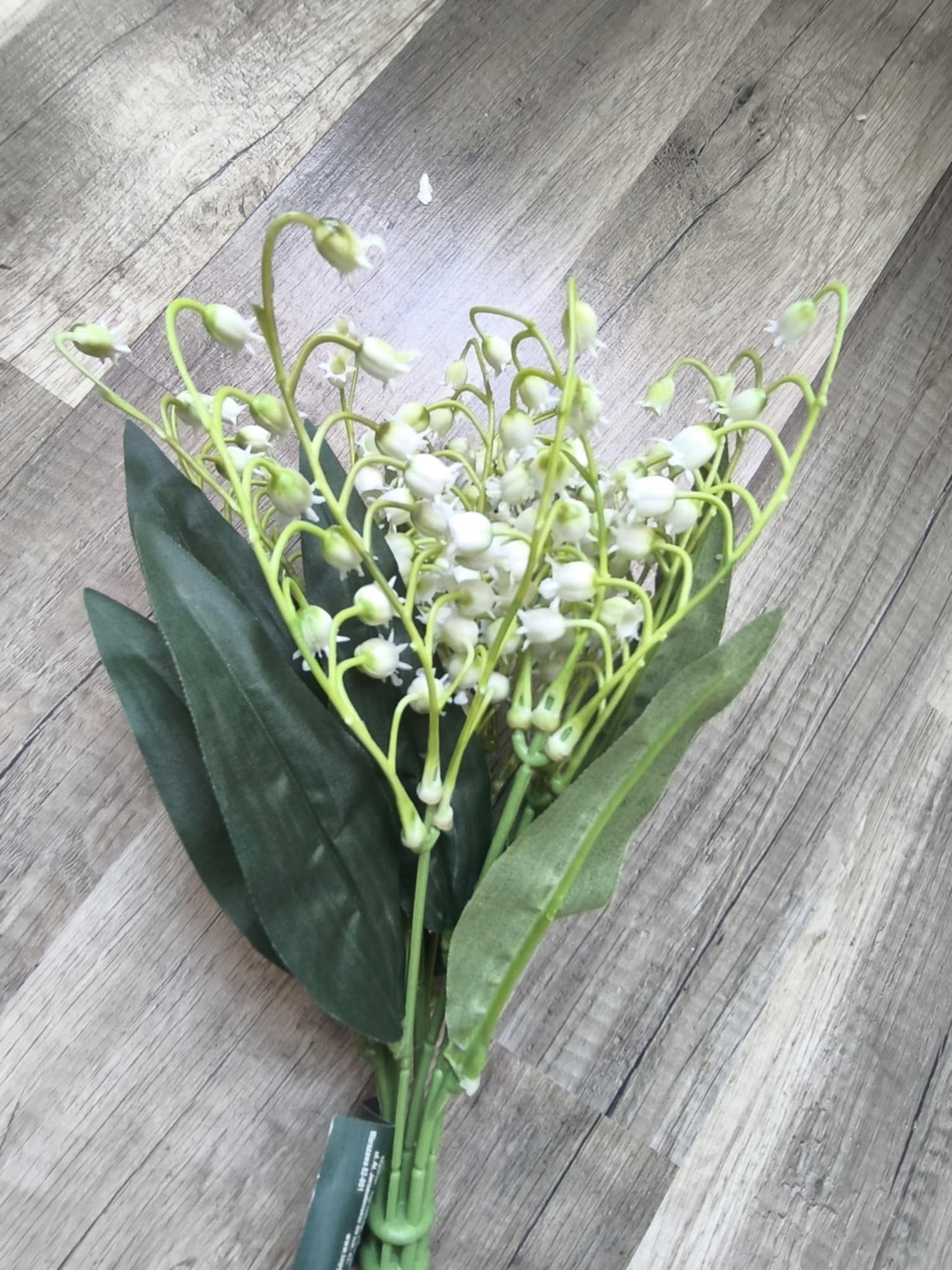 konwalie sztuczne bukiet gałązki konwalii jak żywe 39 cm