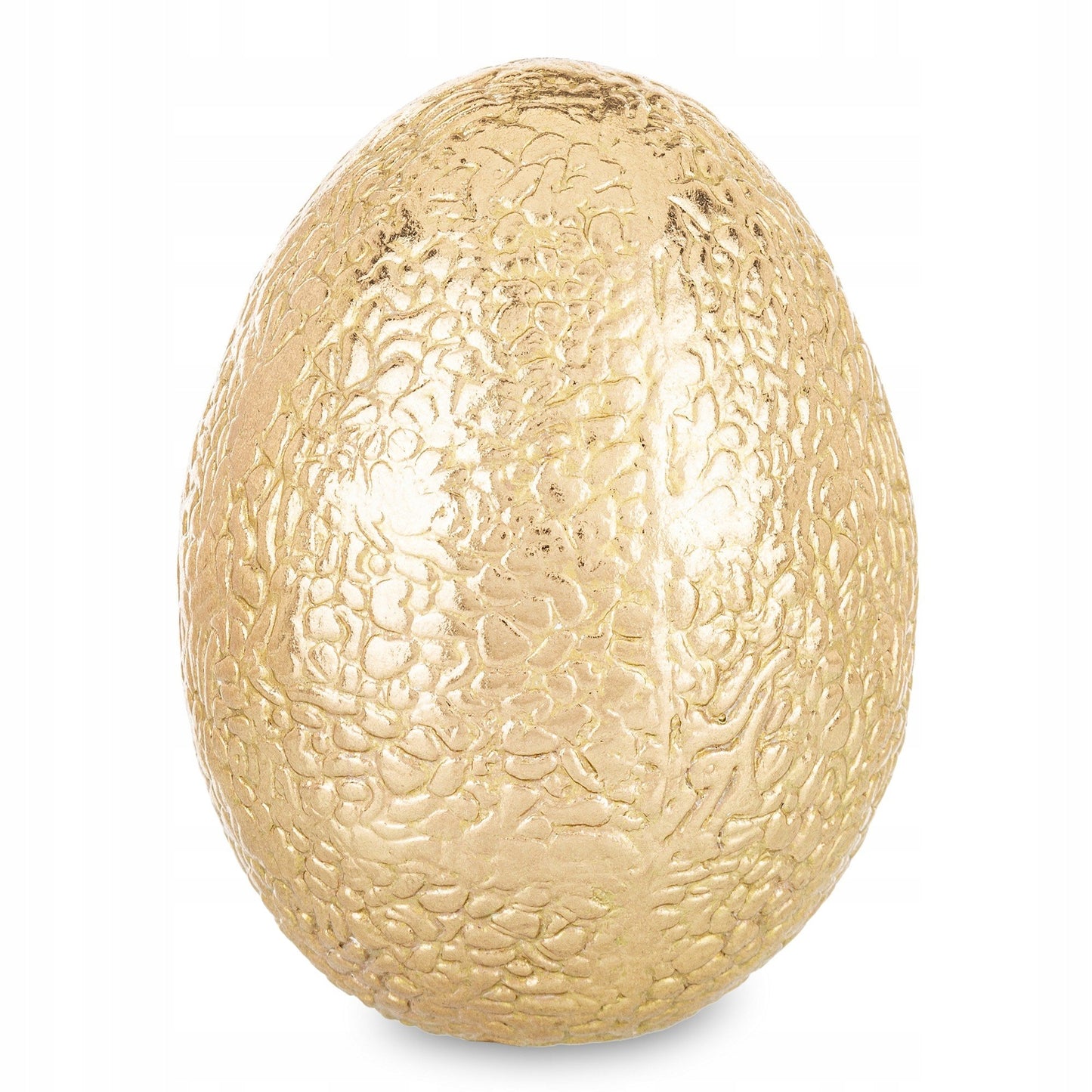 Figurka wielkanocna ceramika jajko 13 cm jajo pisanka złote