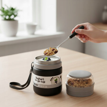 Pojemnik na lunch kubek termiczny na jogurt zupę sałatkę śniadaniowy