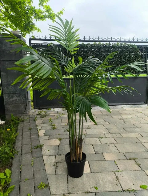 Palma sztuczna w doniczce Roślina Dekoracyjna Krzew Drzewko 129cm