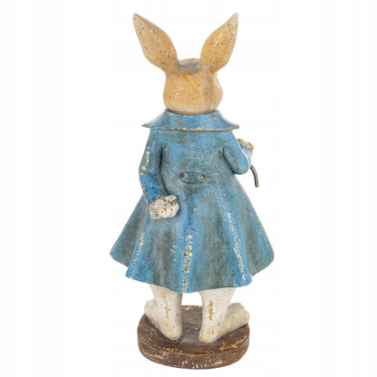 Figurka Królik Dekoracyjny 26cm Elegancki Dżentelmen Wielkanoc Ozdoba zając