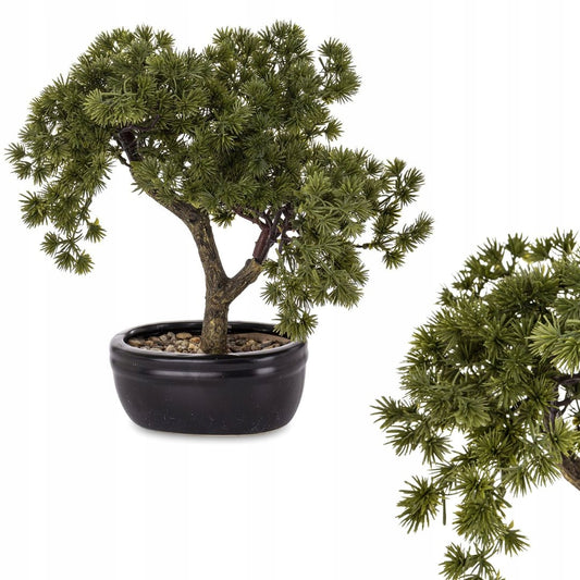 Sztuczne drzewko Bonsai w doniczce 31x30x24 naturalne wysoka jakość