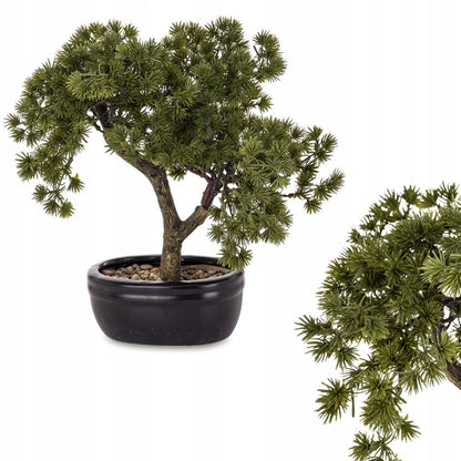 Sztuczne drzewko Bonsai w doniczce 31x30x24 naturalne wysoka jakość