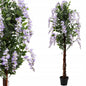 Drzewko Dekoracyjne Wisteria 157 cm sztuczny krzew w doniczce palma