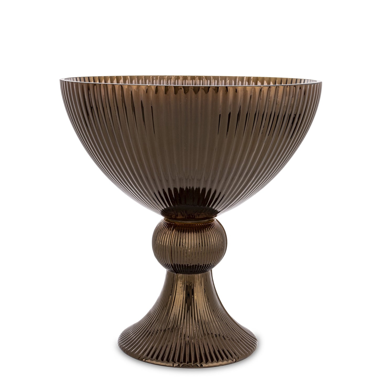 Wazon szklany Złoty 26,5x25x14