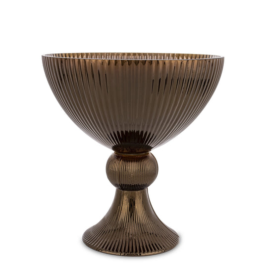 Wazon szklany Złoty 26,5x25x14