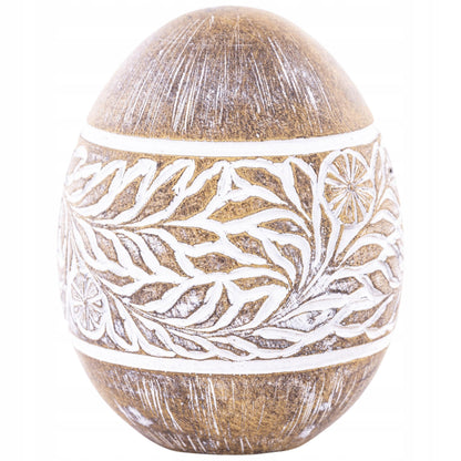 Jajko ozdoba pisanka Wielkanoc dekoracja rustykalna farmhouse 10 x 8 cm