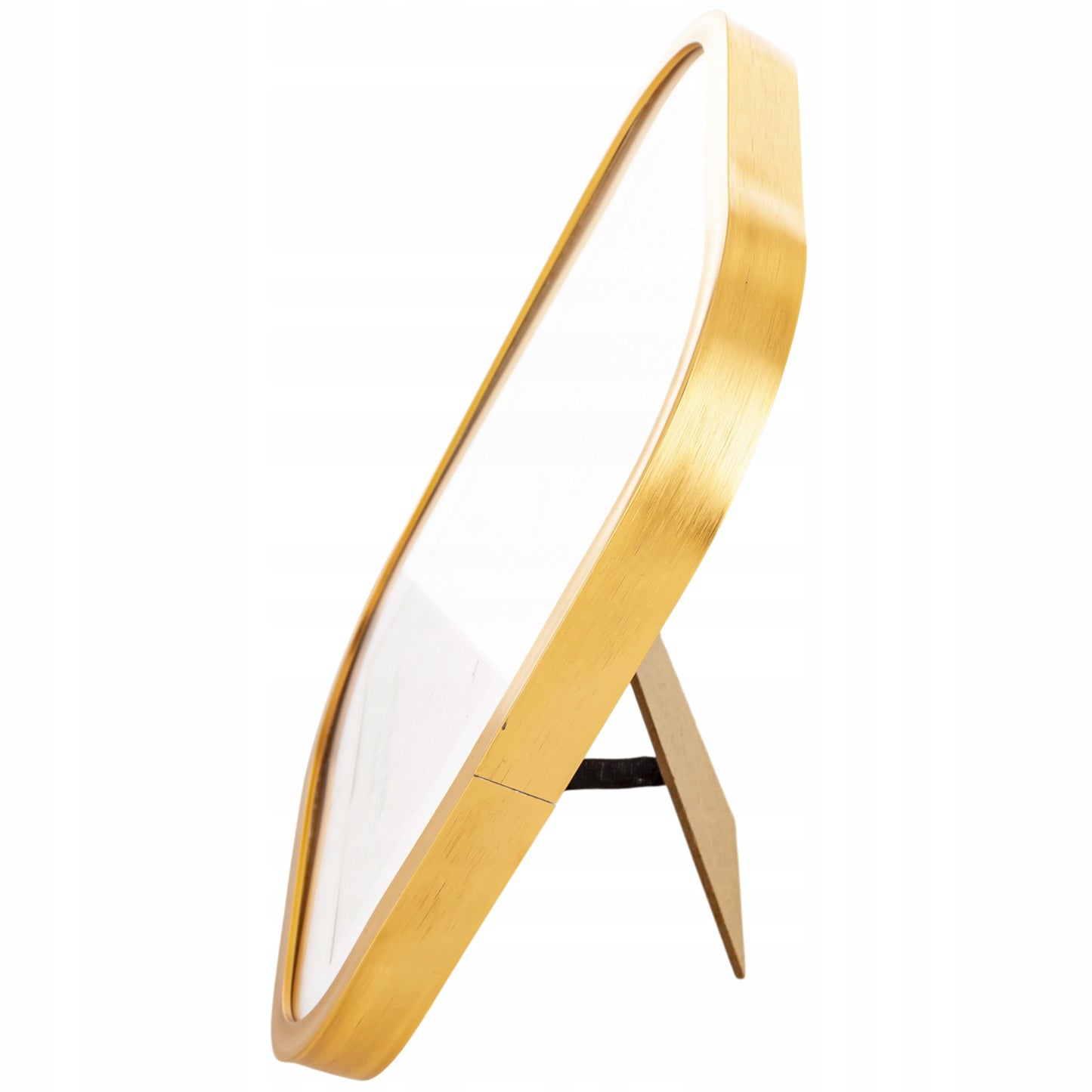 złota ramka na zdjęcia 13x18cm metalowa rozmiar 23x19x2-10 stawiana