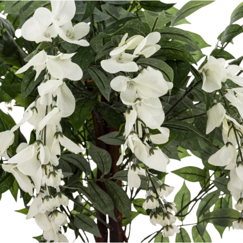 Drzewko Dekoracyjne Wisteria 96 cm sztuczny krzew ozdobny w doniczce