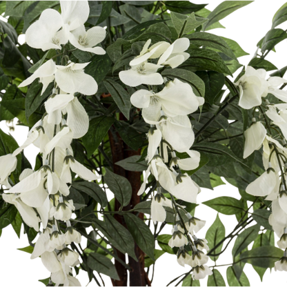 Drzewko Dekoracyjne Wisteria 96 cm sztuczny krzew ozdobny w doniczce